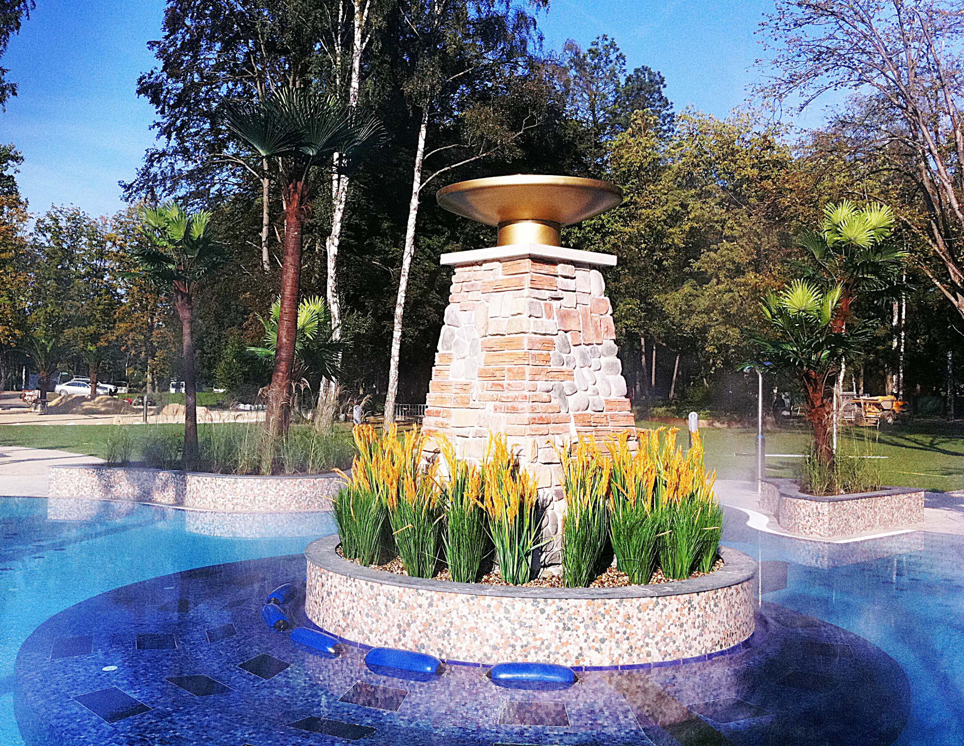 奧地利溫泉水療中心仿真棕櫚樹(shù)