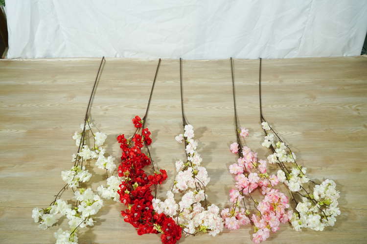 壁掛假櫻花枝條