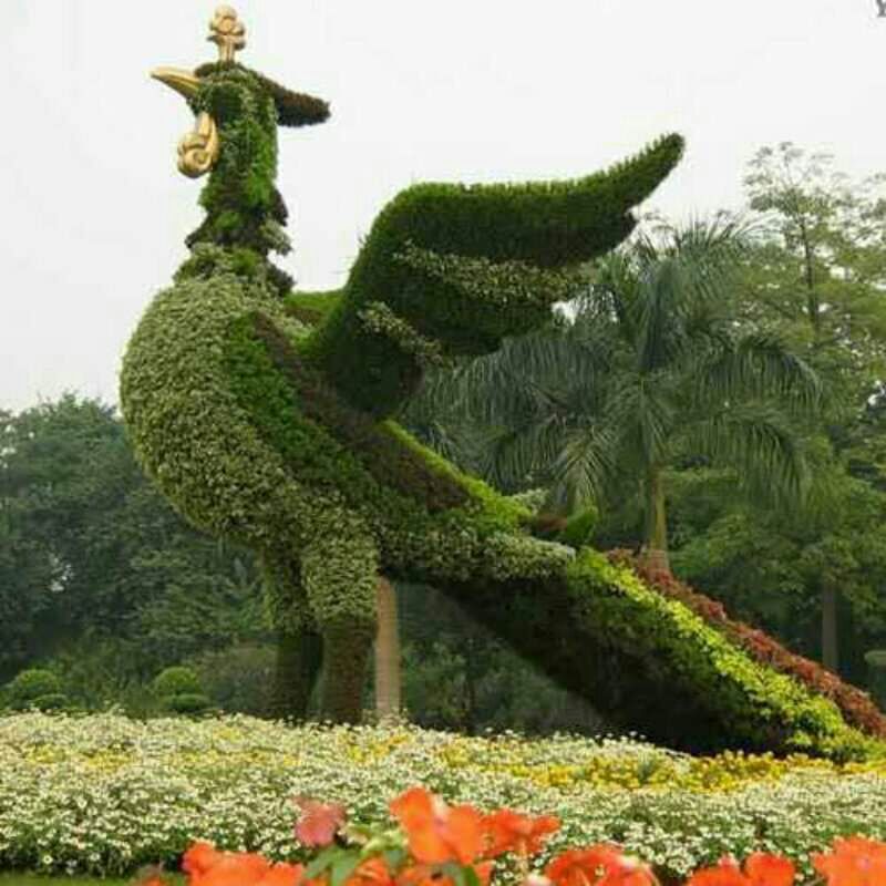 大型仿真綠雕的制作流程，關(guān)鍵幾步全告訴你！