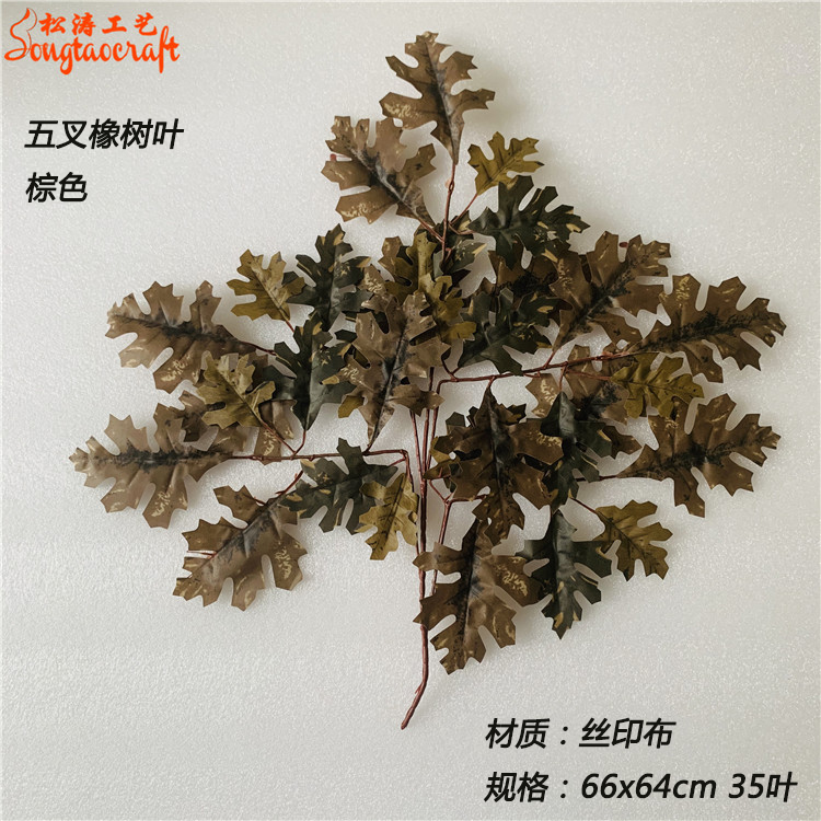 五叉假橡樹(shù)葉子