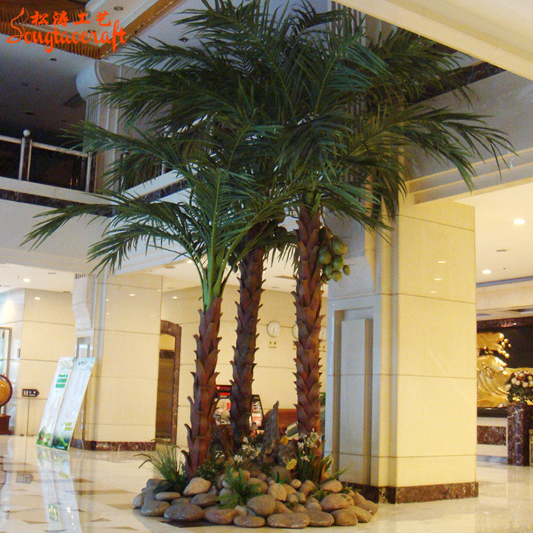 室內(nèi)仿真棕櫚樹(shù)