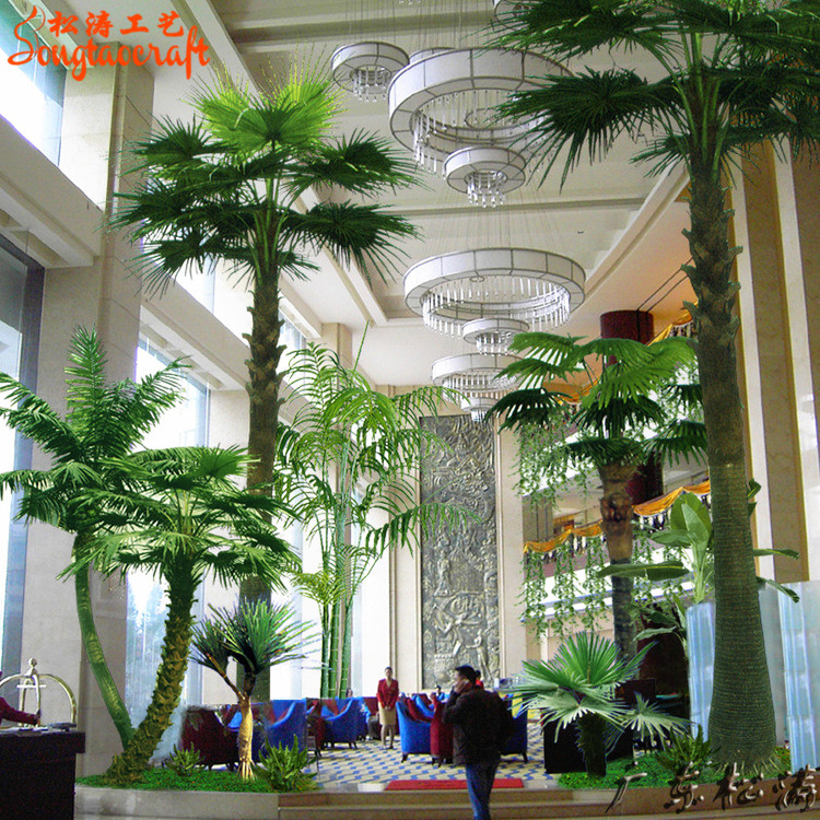 大型酒店仿真蒲葵樹景觀