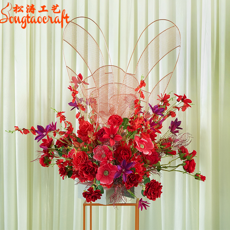 姹紫嫣紅婚慶仿真花