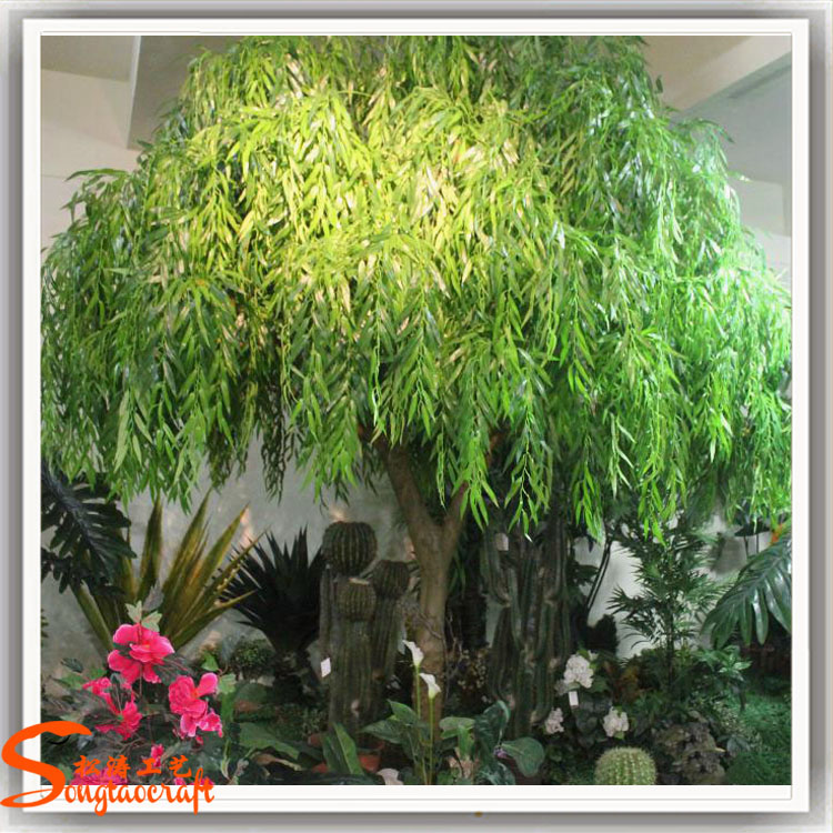 園林植物造景之仿真柳樹 園林植物造景之仿真柳樹