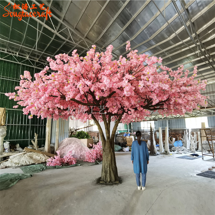 傘形大型仿真櫻花樹(shù)