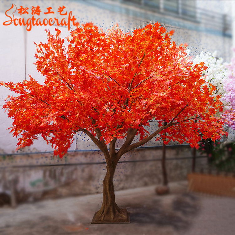 仿真楓樹的制造原料和安裝過程