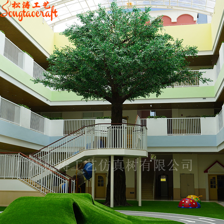 惠州博羅幼兒園榕樹景觀