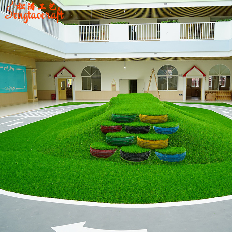 惠州博羅幼兒園榕樹景觀-人造草皮