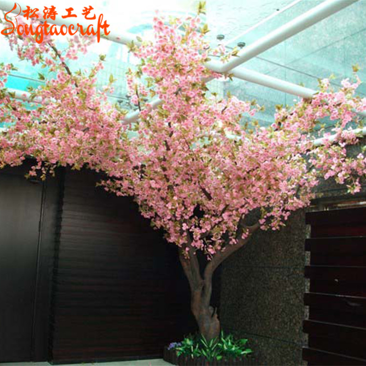 順德大良西餐廳仿真花樹工程