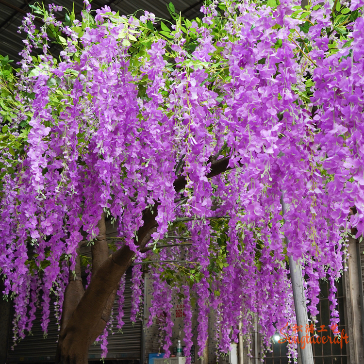 仿真紫藤花仿的“維妙維翹”的秘訣是什么？