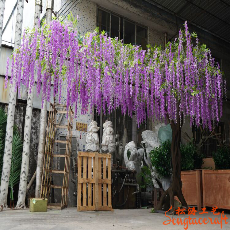 仿真紫藤花仿的“維妙維翹”的秘訣是什么？