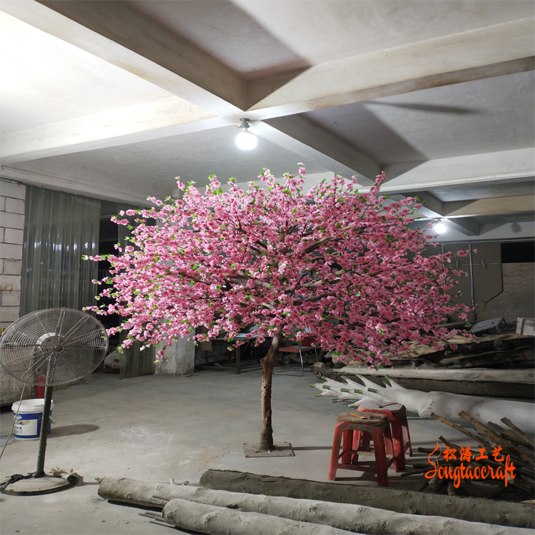 仿真桃花樹
